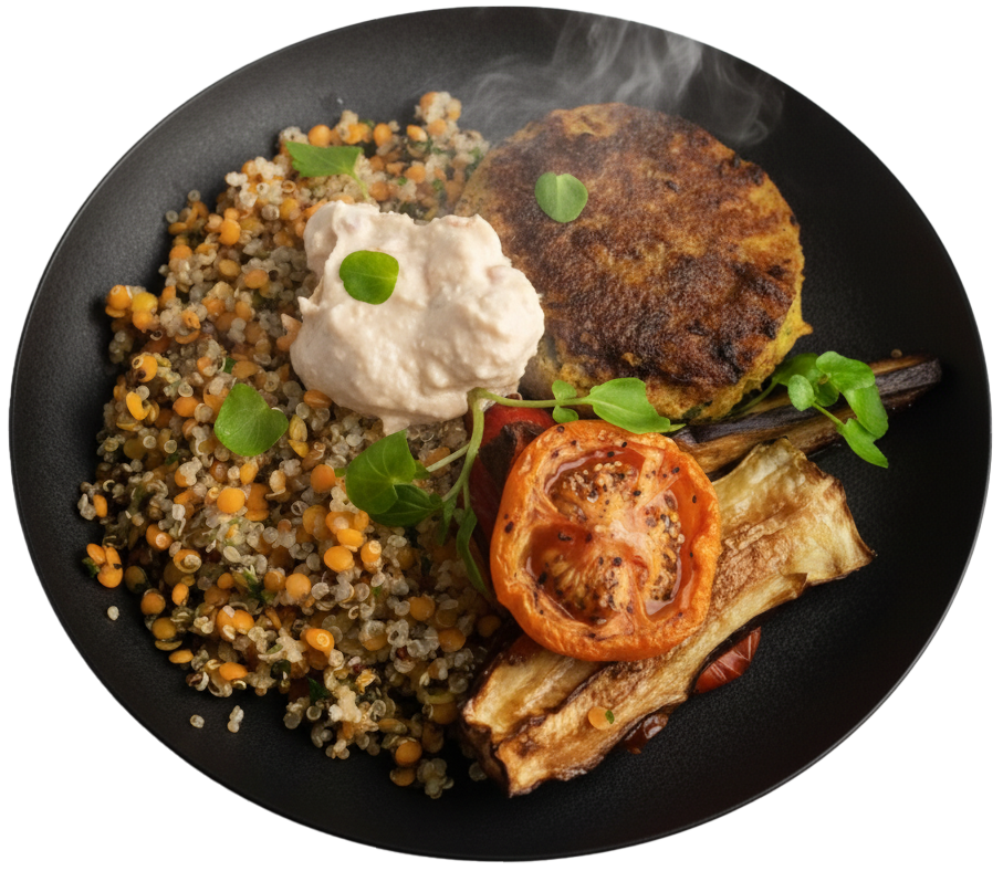 Glutenfri, vegansk biff