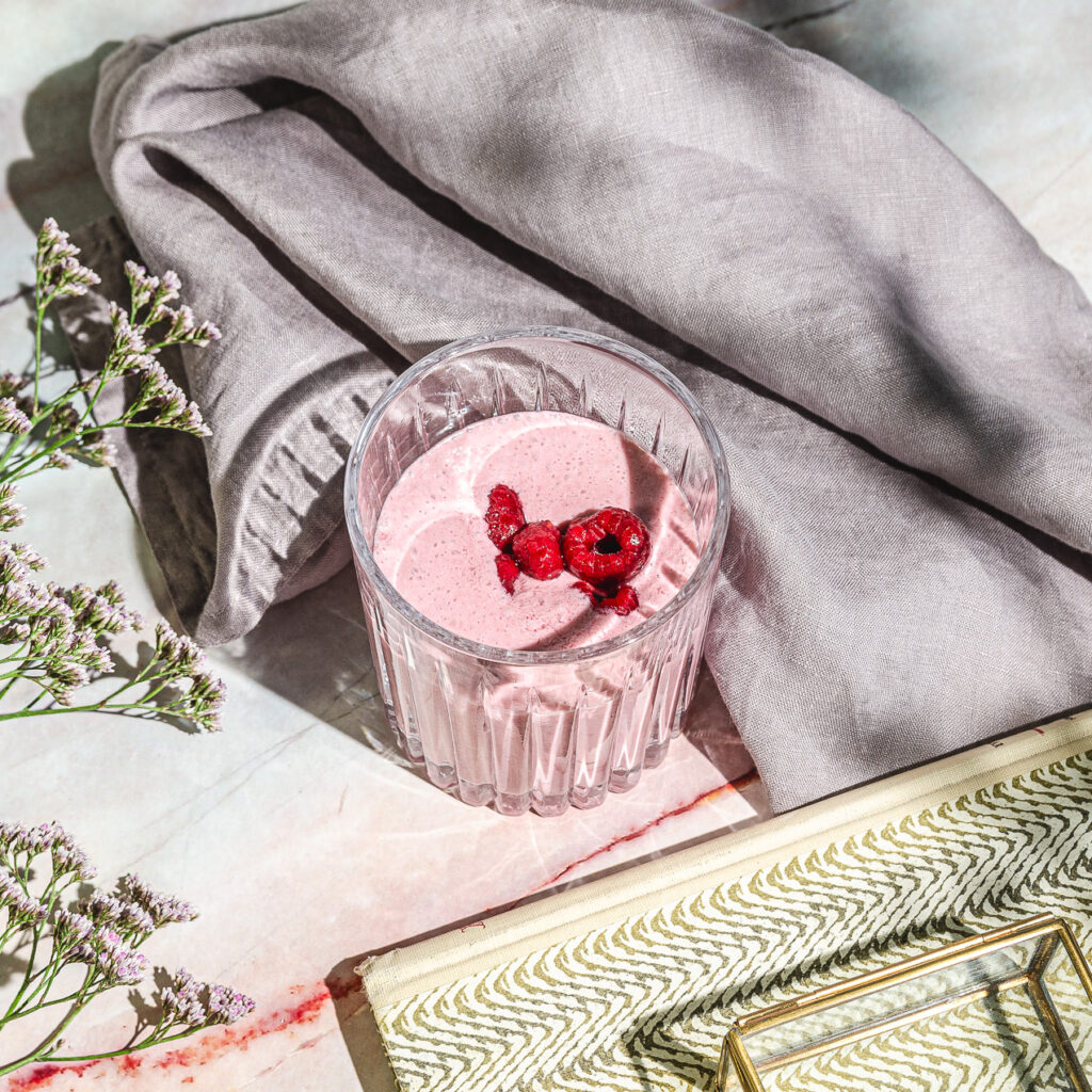 Hallonsmoothie