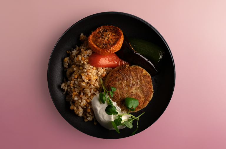 SL_glutenfri_falafel_grillade_gronsaker_karamelliserat_linsris