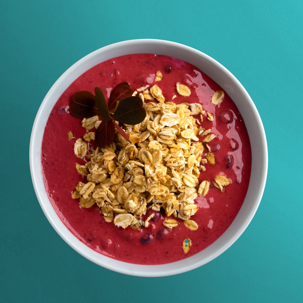 Drottningkvarg med kokos- och mandelcrunch