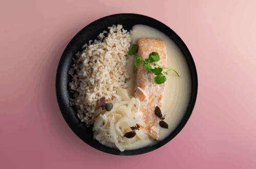 UGNSBAKAD LAX MED CITRUSFÄNKÅL