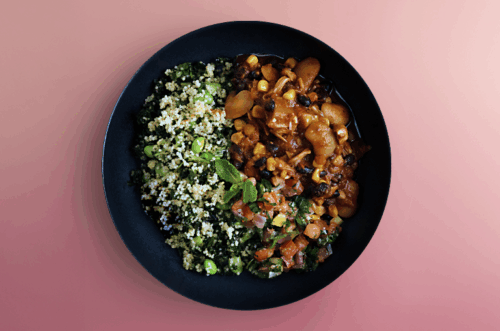 FJÄLLCHILI MED PULLED JACKFRUIT